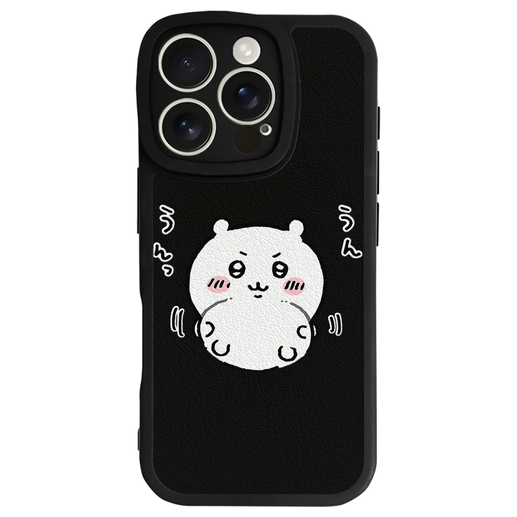（画像用） ちいかわ ちいかわ Chii-kawa chiikawa 【iPhone 16シリーズ対応】シリコンスマホケース（レザー調） 材質：シリコン